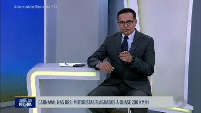 PRF flagra motoristas a quase 200 km por hora em rodovias de Goi&aacute;s