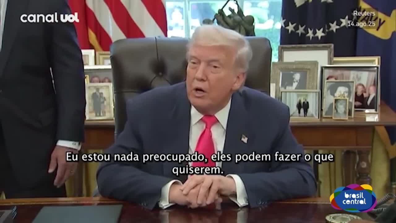 itemTrump chama Brasil de Parceiro Comercial Horrível e defende Bolsonaro.