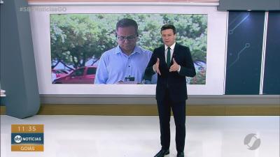 itemCaminhonete cai em trilhos de trem em Luziânia