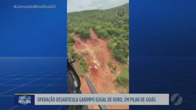 itemPM acaba com garimpo ilegal de ouro em Pilar de Goiás