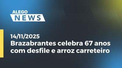 Imagem de capa do vídeo - Brazabrantes celebra 67 anos com desfile e arroz carreteiro