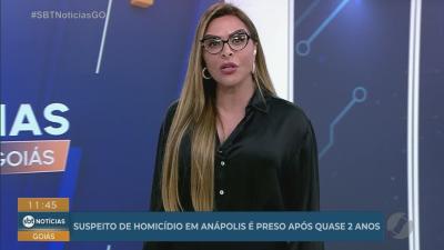 Suspeito de homic&iacute;dio em An&aacute;polis &eacute; preso ap&oacute;s quase 2 anos