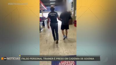 itemFalso personal trainer é preso em academia de Goiânia