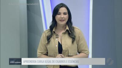 itemApreendida carga ilegal de cigarros e essências