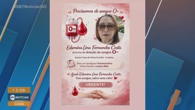 Pedido de doa&ccedil;&atilde;o de sangue