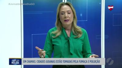 itemCidades goianas estão tomadas pela fumaça e poluição