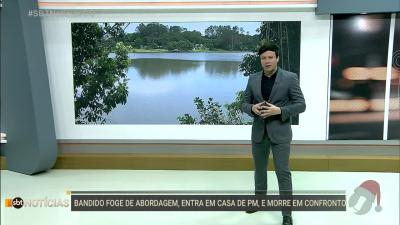 itemBombeiros procuram jovem que desapareceu em lago de Senador Canedo